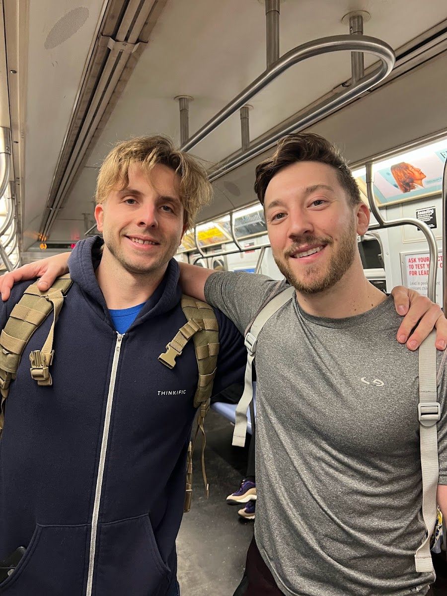 Dennis Yu with Ben Dahl