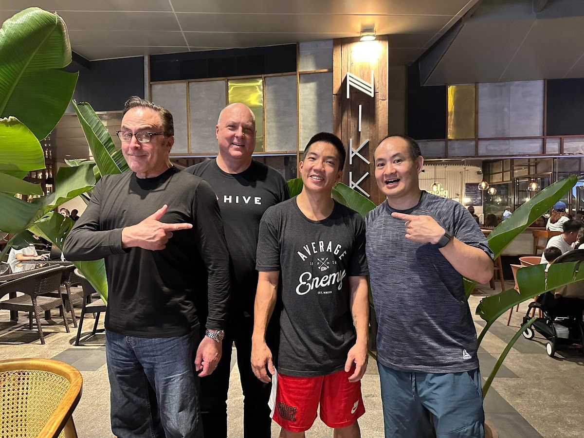 Dennis Yu with Brad Strawbridge