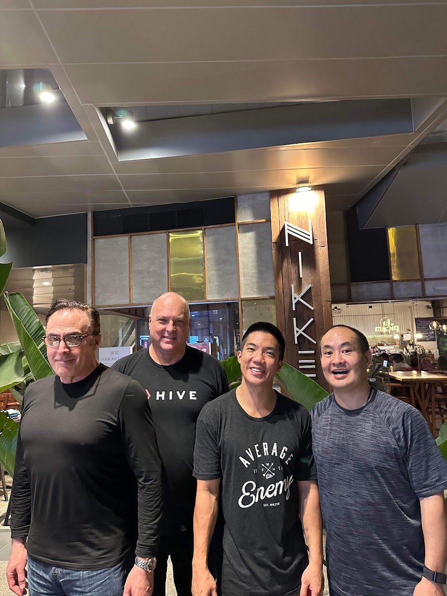 Dennis Yu with Brad Strawbridge