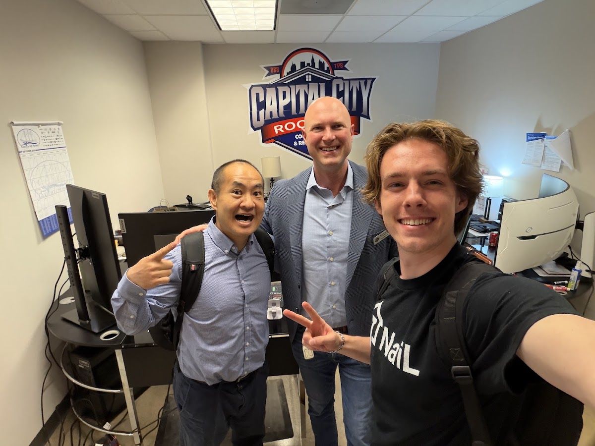 Dennis Yu with Brad Strawbridge
