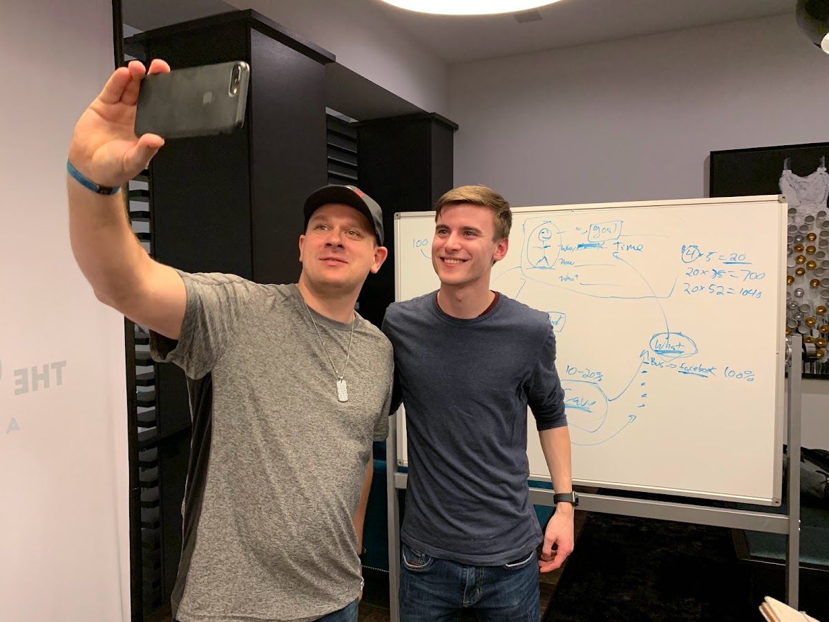 Dennis Yu with Caleb Guilliams