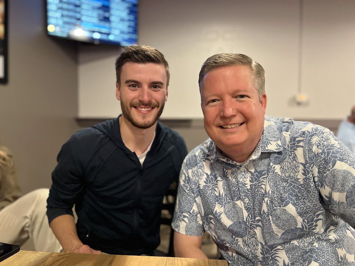 Dennis Yu with Caleb Guilliams