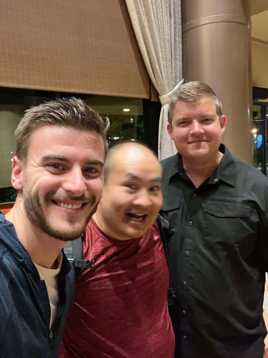 Dennis Yu with Caleb Guilliams
