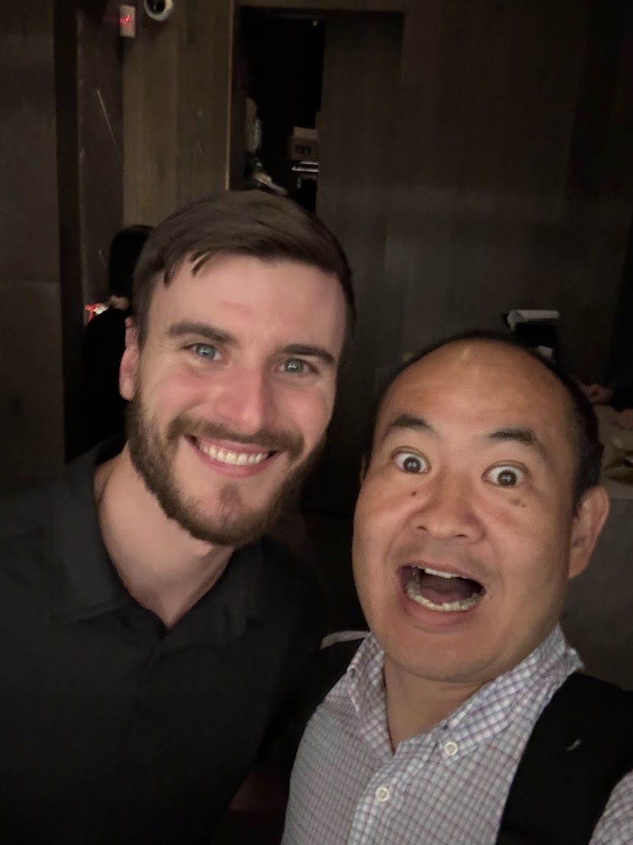 Dennis Yu with Caleb Guilliams