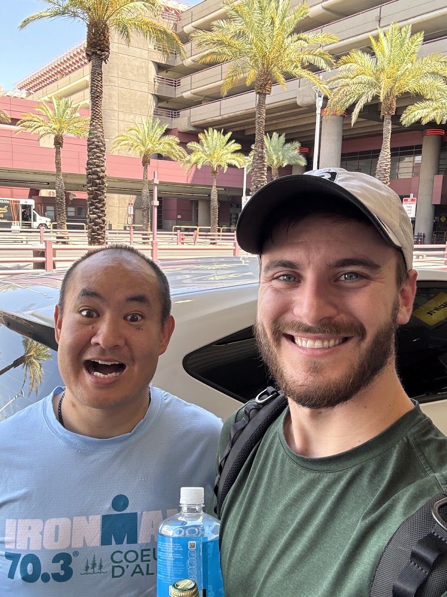 Dennis Yu with Caleb Guilliams