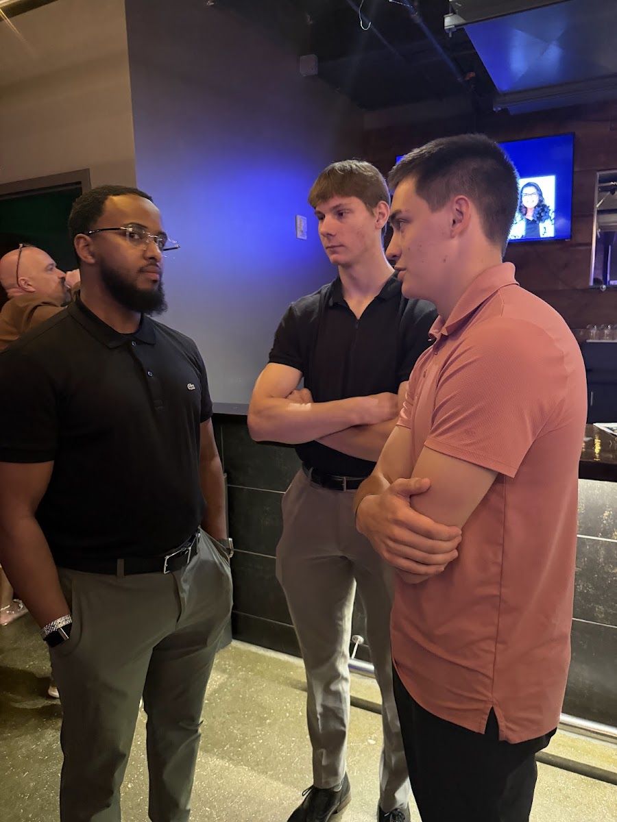 Dennis Yu with Cam Hazzard