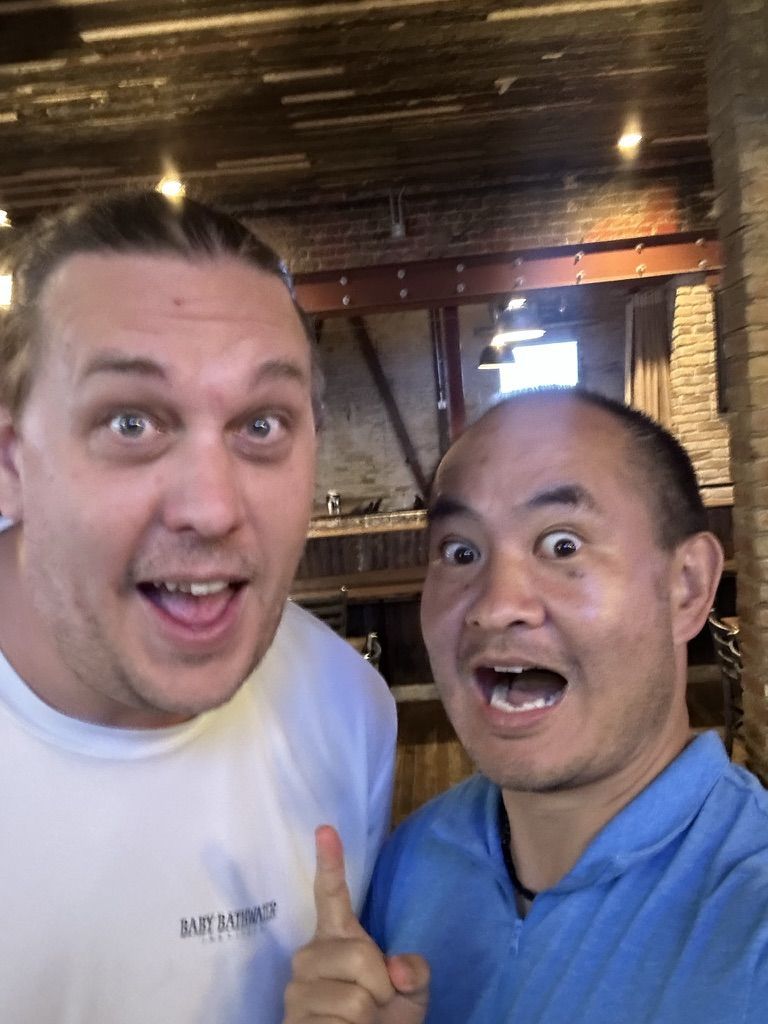 Dennis Yu with Curt Maly