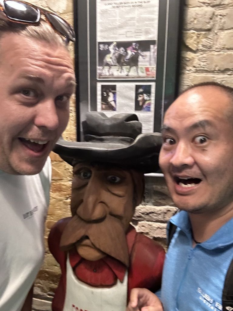 Dennis Yu with Curt Maly