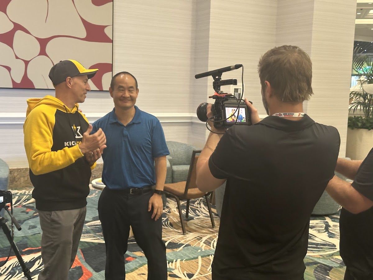 Dennis Yu with Dan Antonelli
