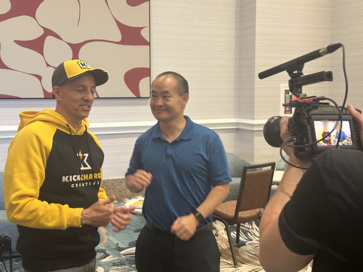Dennis Yu with Dan Antonelli