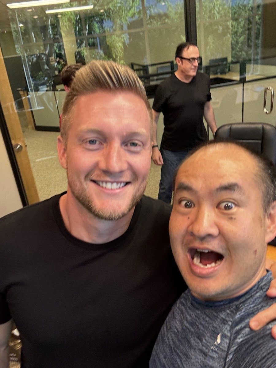 Dennis Yu with Dan Ulin