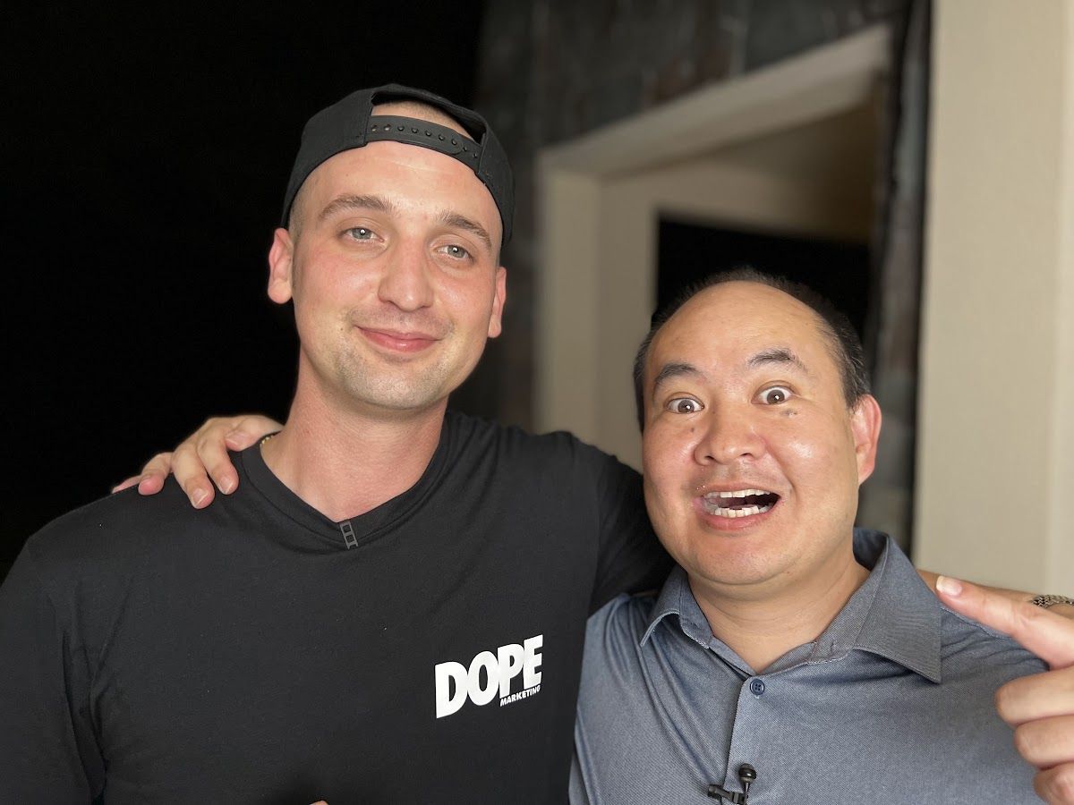 Dennis Yu with David Carroll