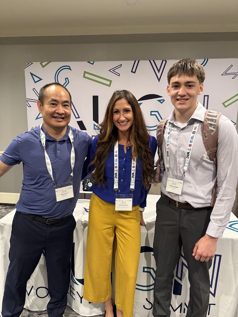 Dennis Yu with Dylan Haugen