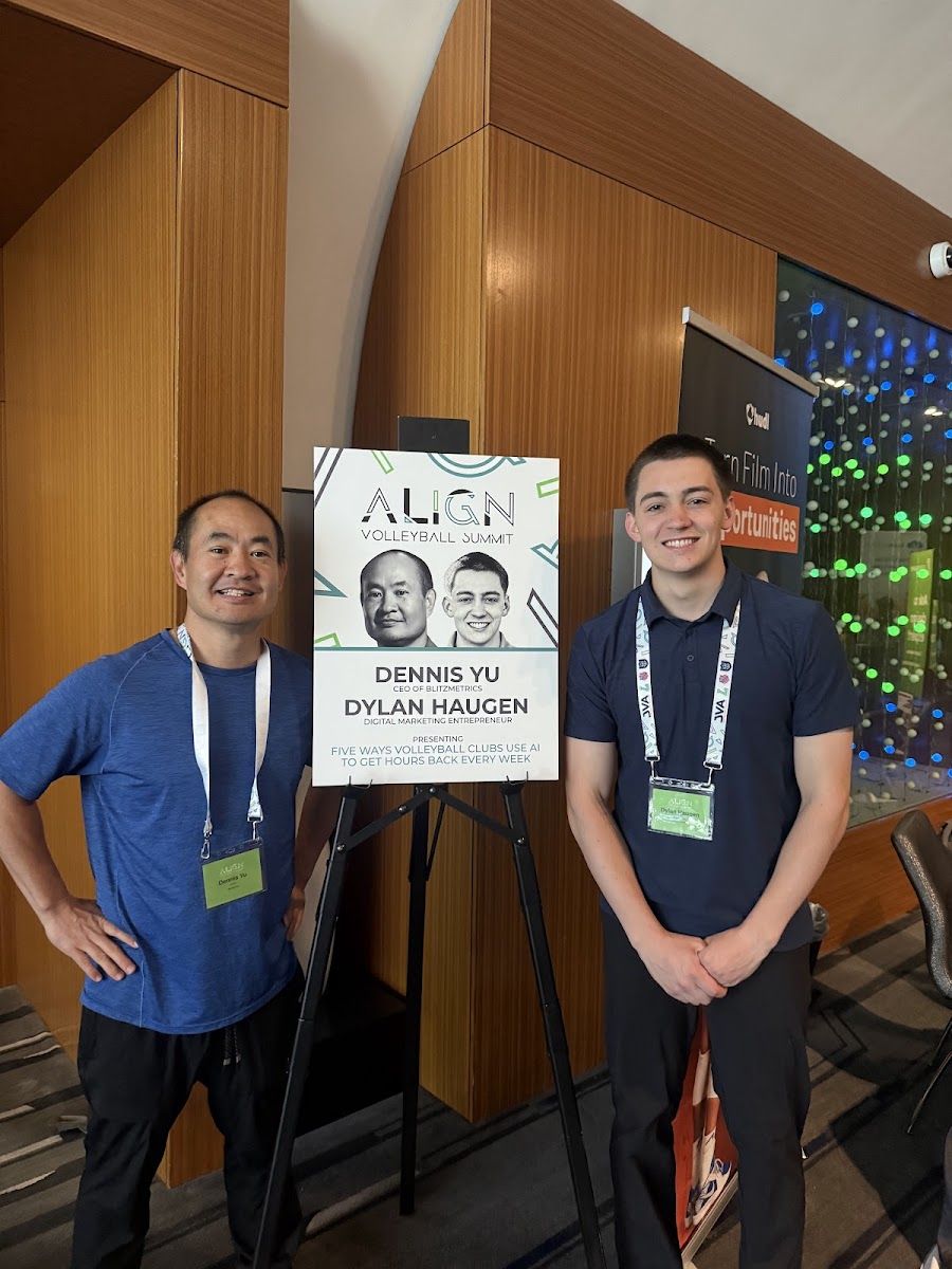 Dennis Yu with Dylan Haugen