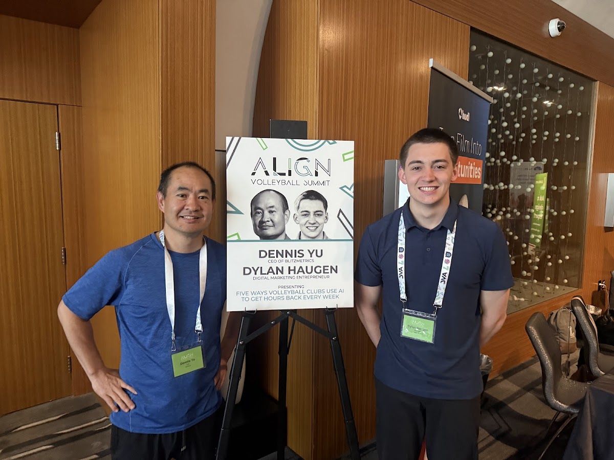 Dennis Yu with Dylan Haugen