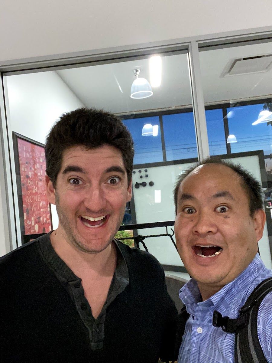 Dennis Yu with Erik Huberman