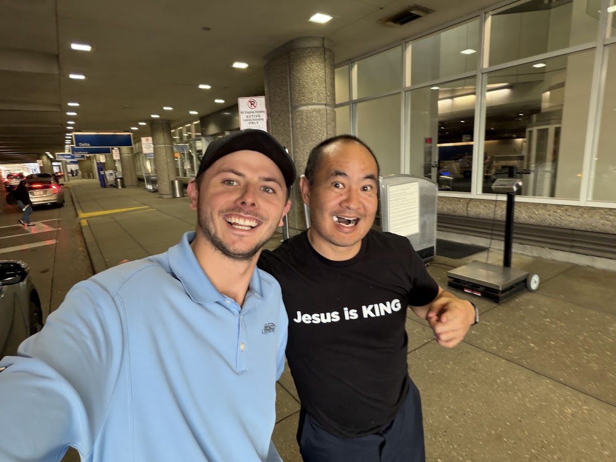 Dennis Yu with Ethan Van De Hey