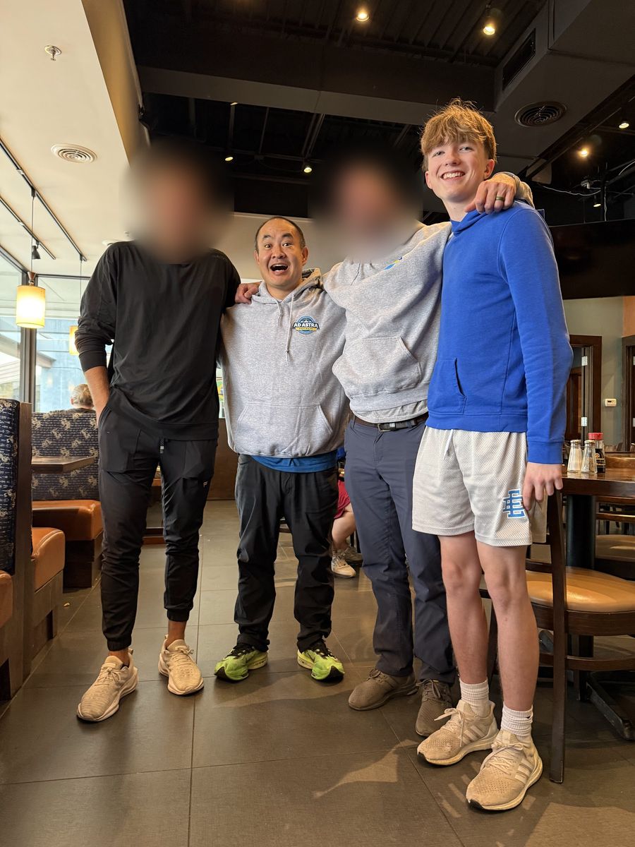 Dennis Yu with Evan Surber