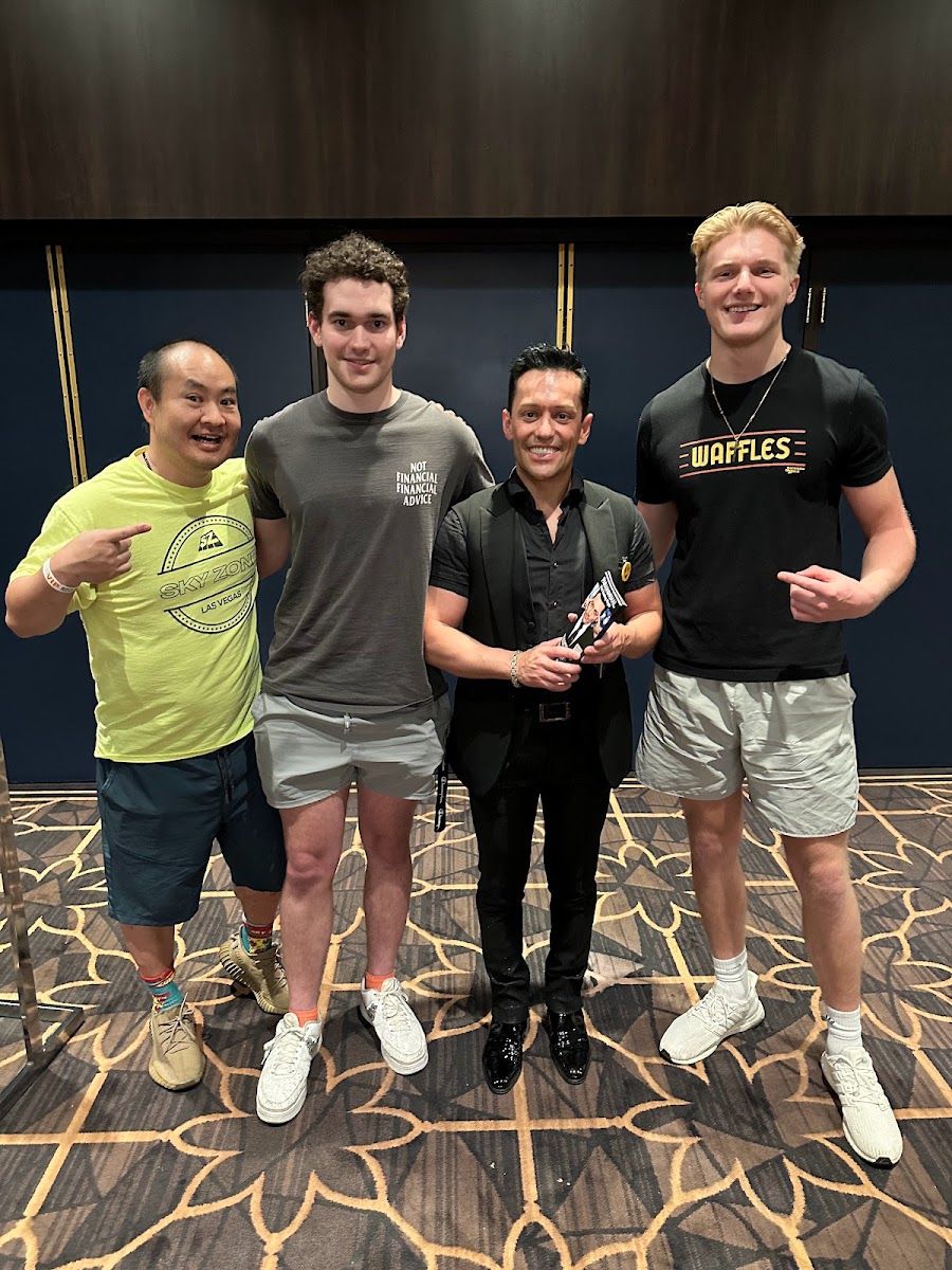 Dennis Yu with Frederic Da Silva