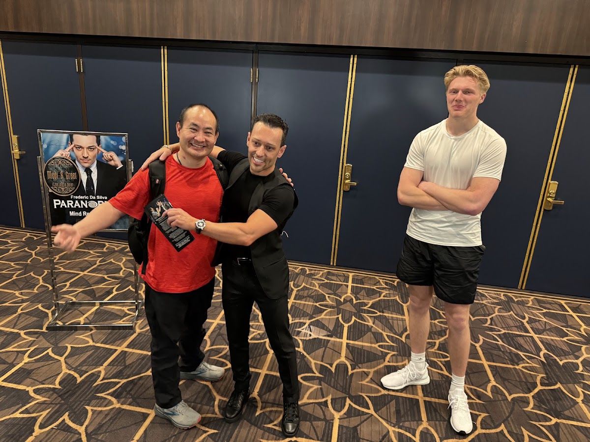 Dennis Yu with Frederic Da Silva