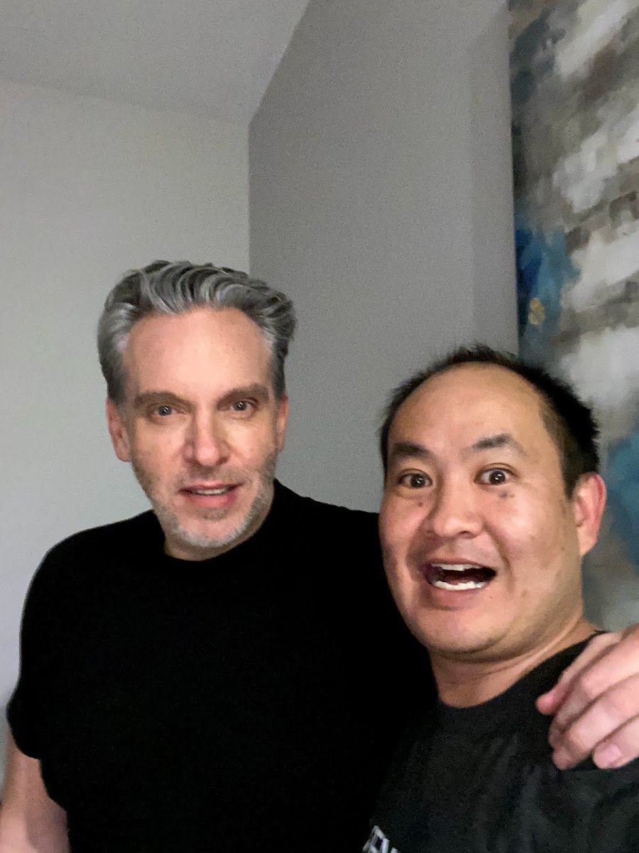 Dennis Yu with George Leith
