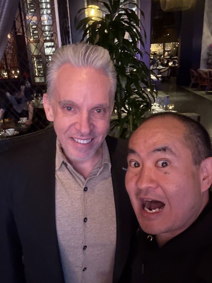 Dennis Yu with George Leith