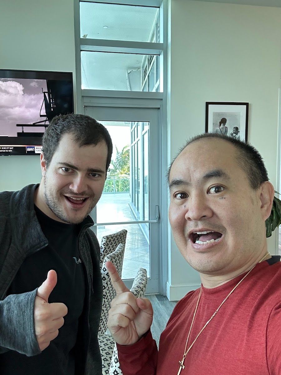 Dennis Yu with Harrison Gevirtz