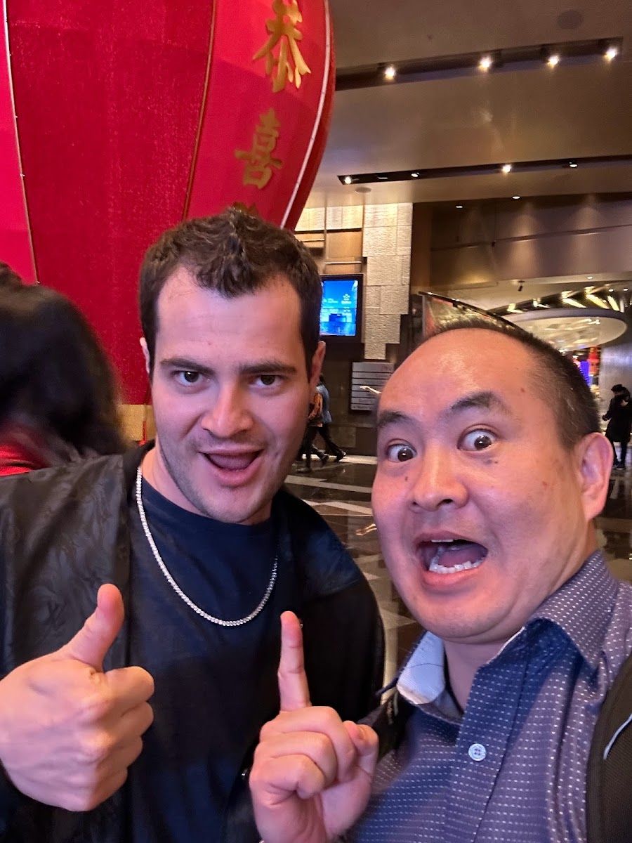 Dennis Yu with Harrison Gevirtz