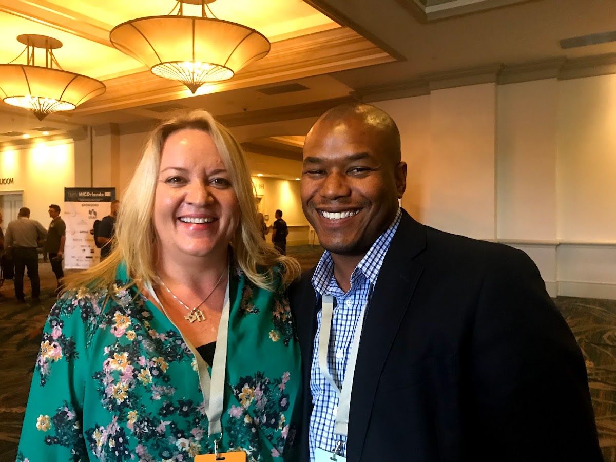 Dennis Yu with Heather Dopson