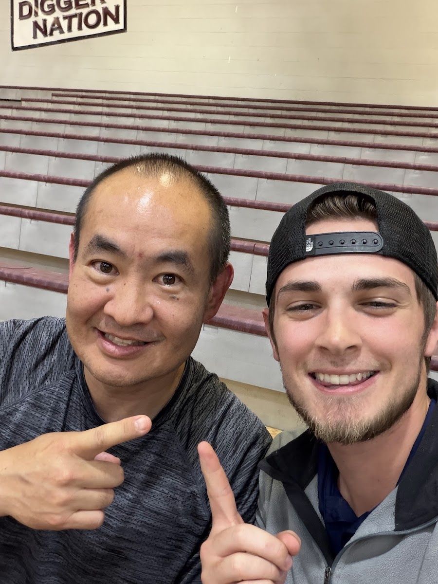 Dennis Yu with Isaac Hall