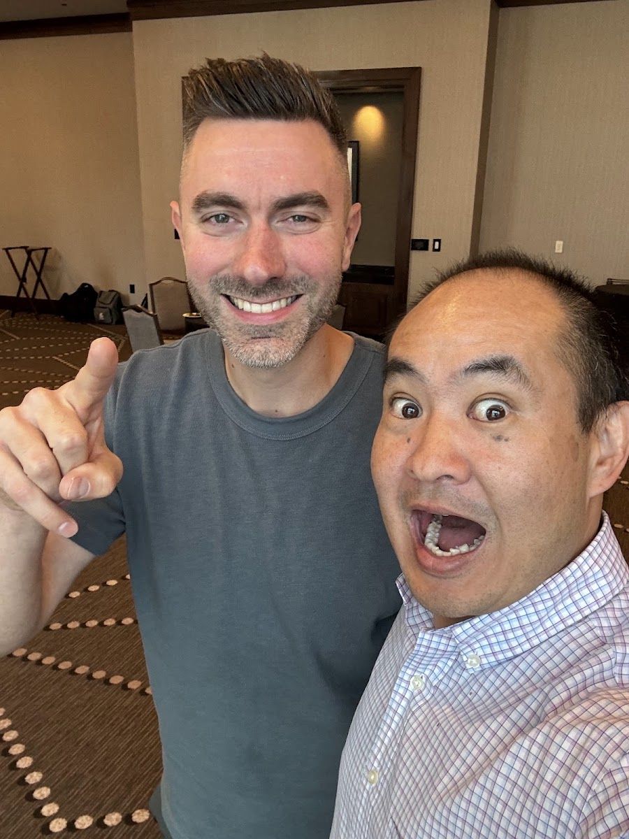 Dennis Yu with Jason Pantana
