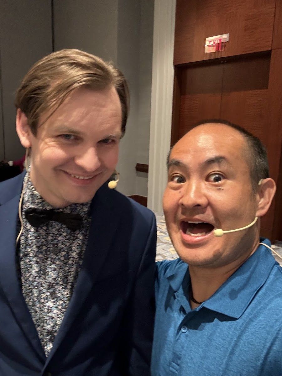 Dennis Yu with Jedediah Jenk