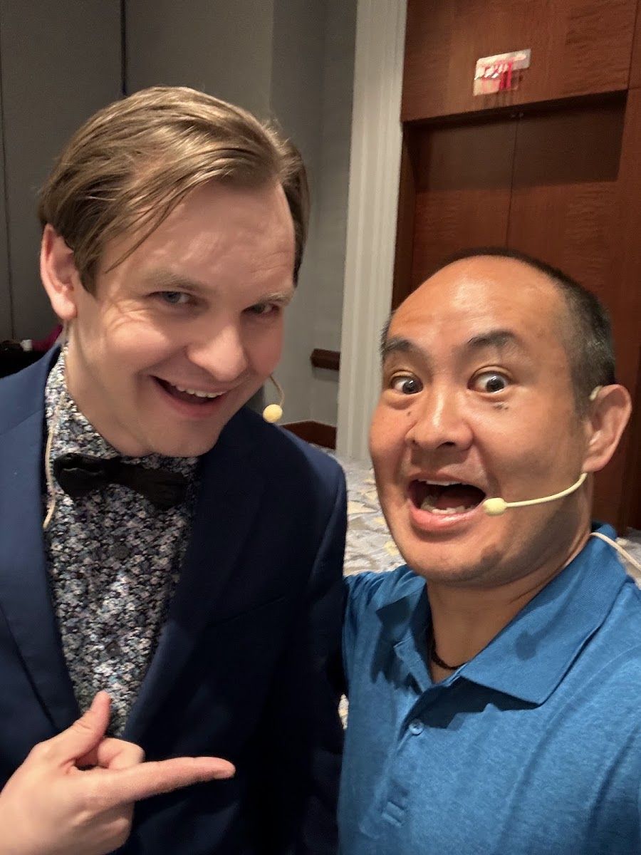 Dennis Yu with Jedediah Jenk