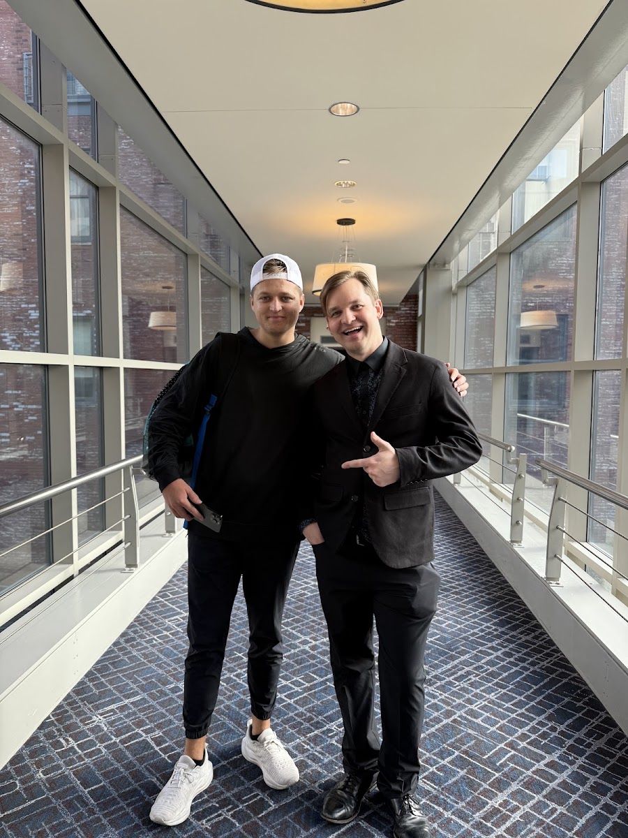 Dennis Yu with Jedediah Jenk