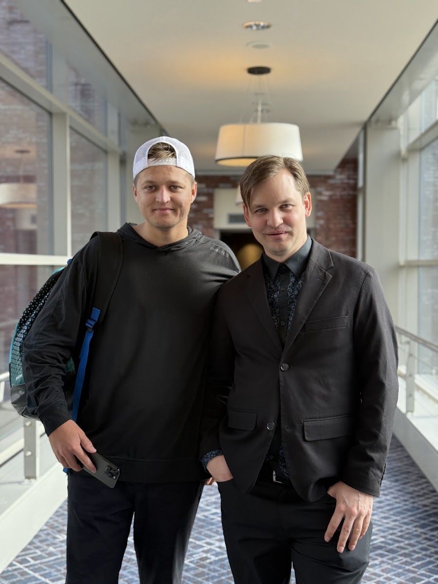 Dennis Yu with Jedediah Jenk