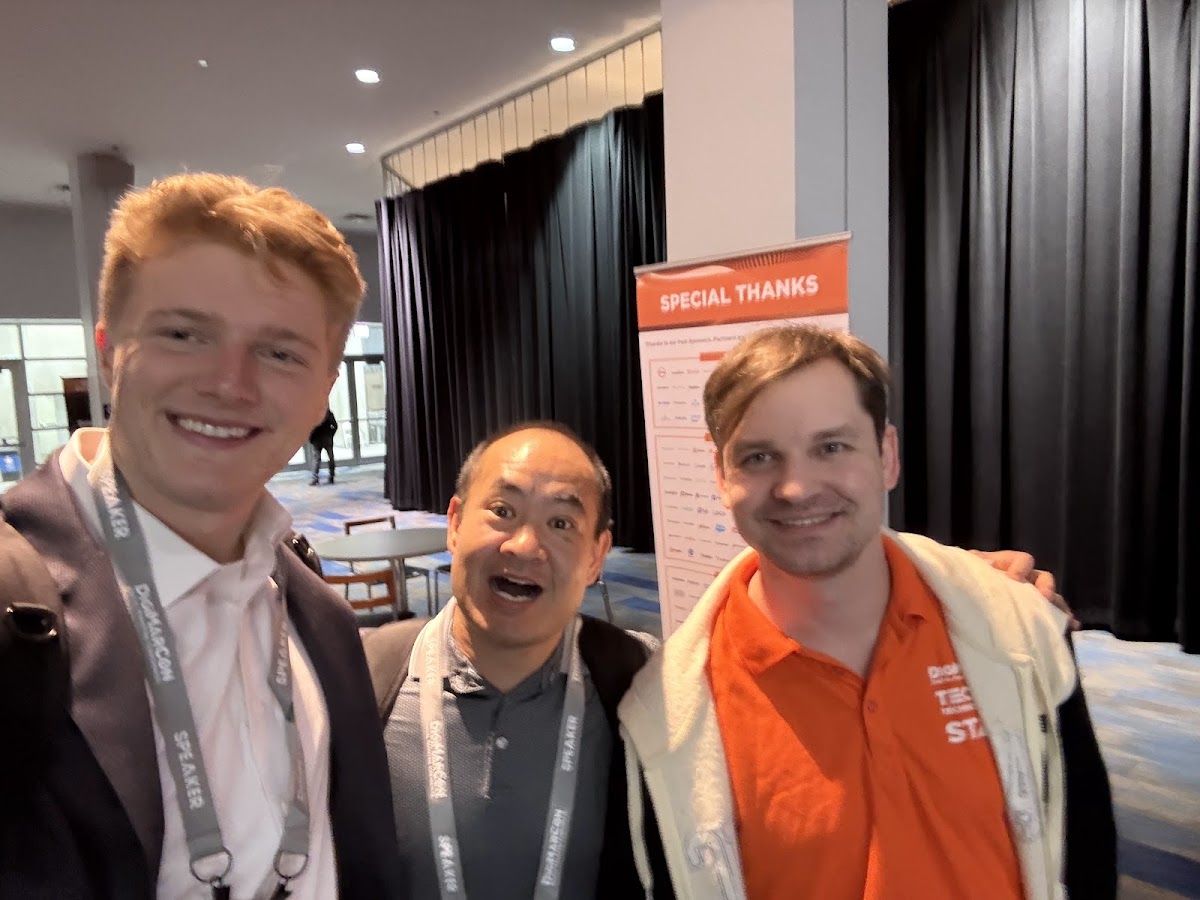 Dennis Yu with Jedediah Jenk