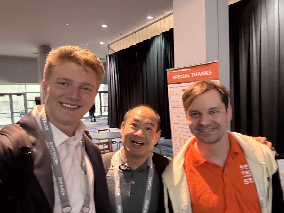 Dennis Yu with Jedediah Jenk