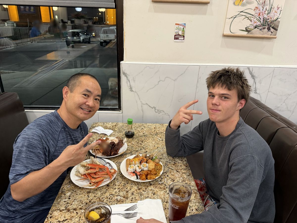 Dennis Yu with Jeff Pebley