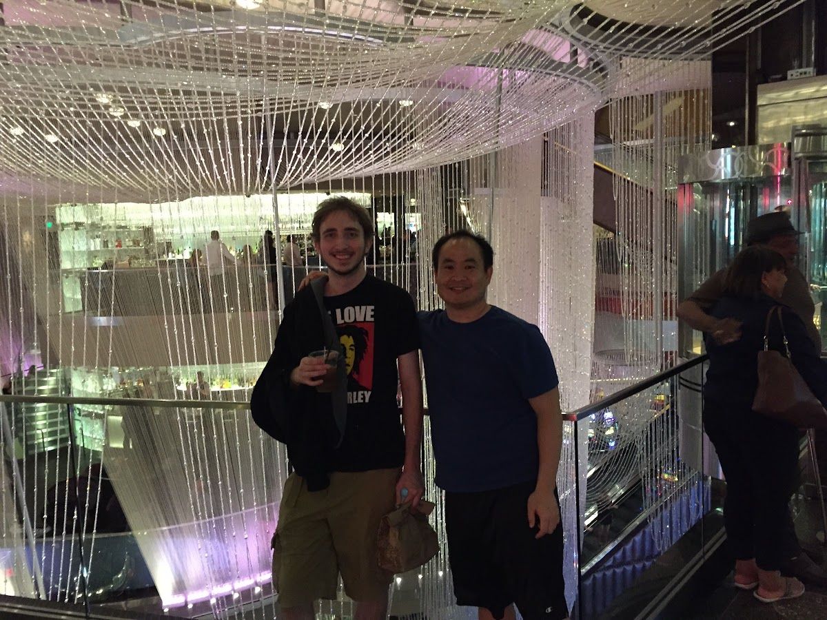 Dennis Yu with Joe Merkel