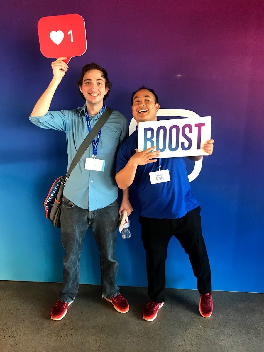 Dennis Yu with Joe Merkel