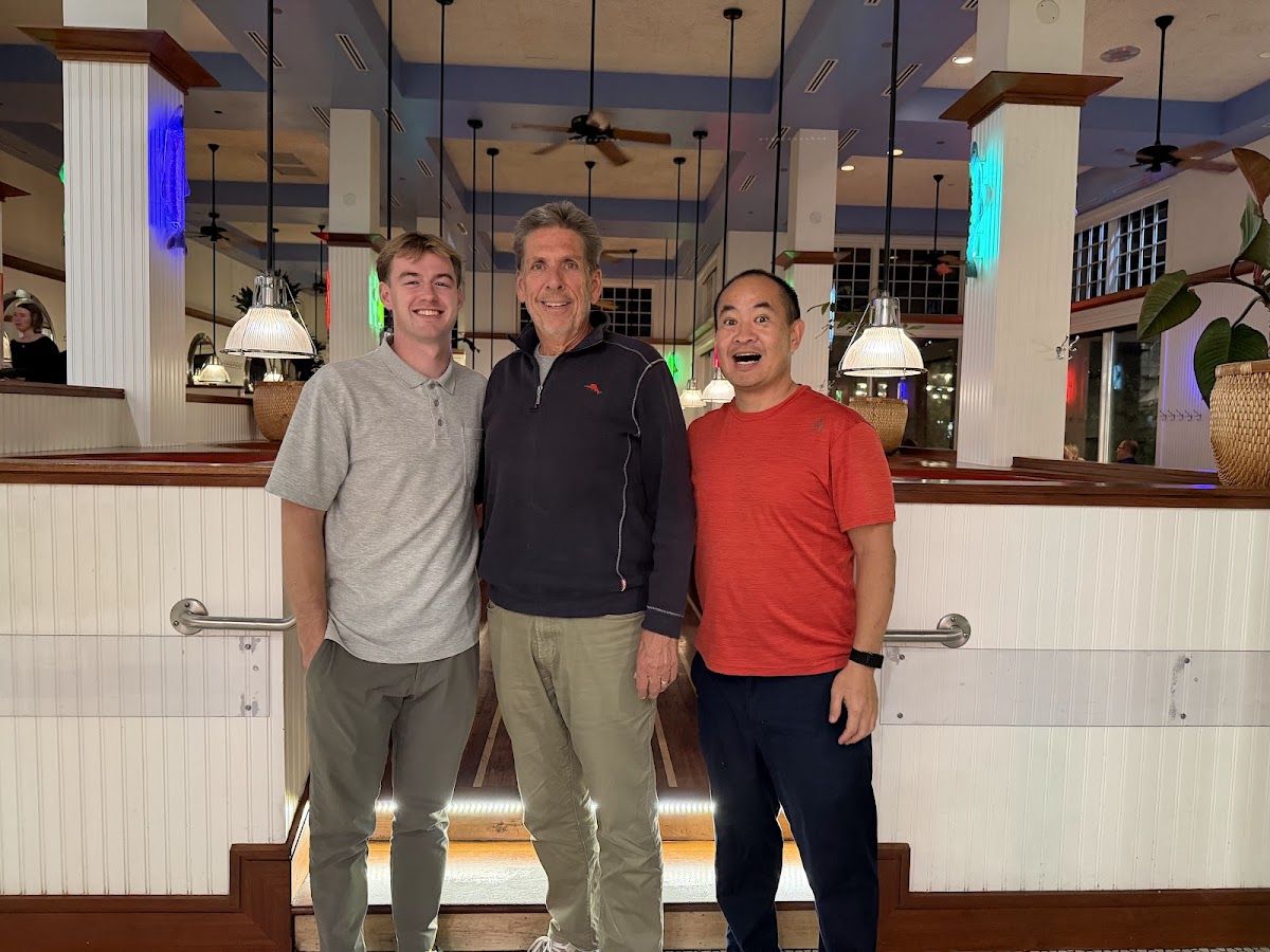 Dennis Yu with John Haynes