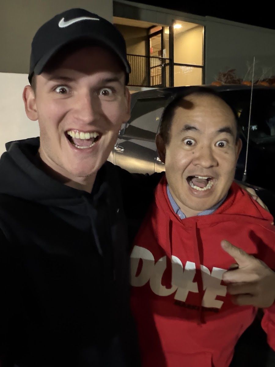 Dennis Yu with Josh Collier