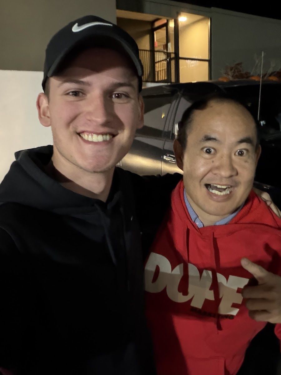 Dennis Yu with Josh Collier