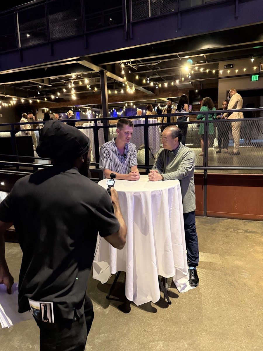 Dennis Yu with Josh Collier