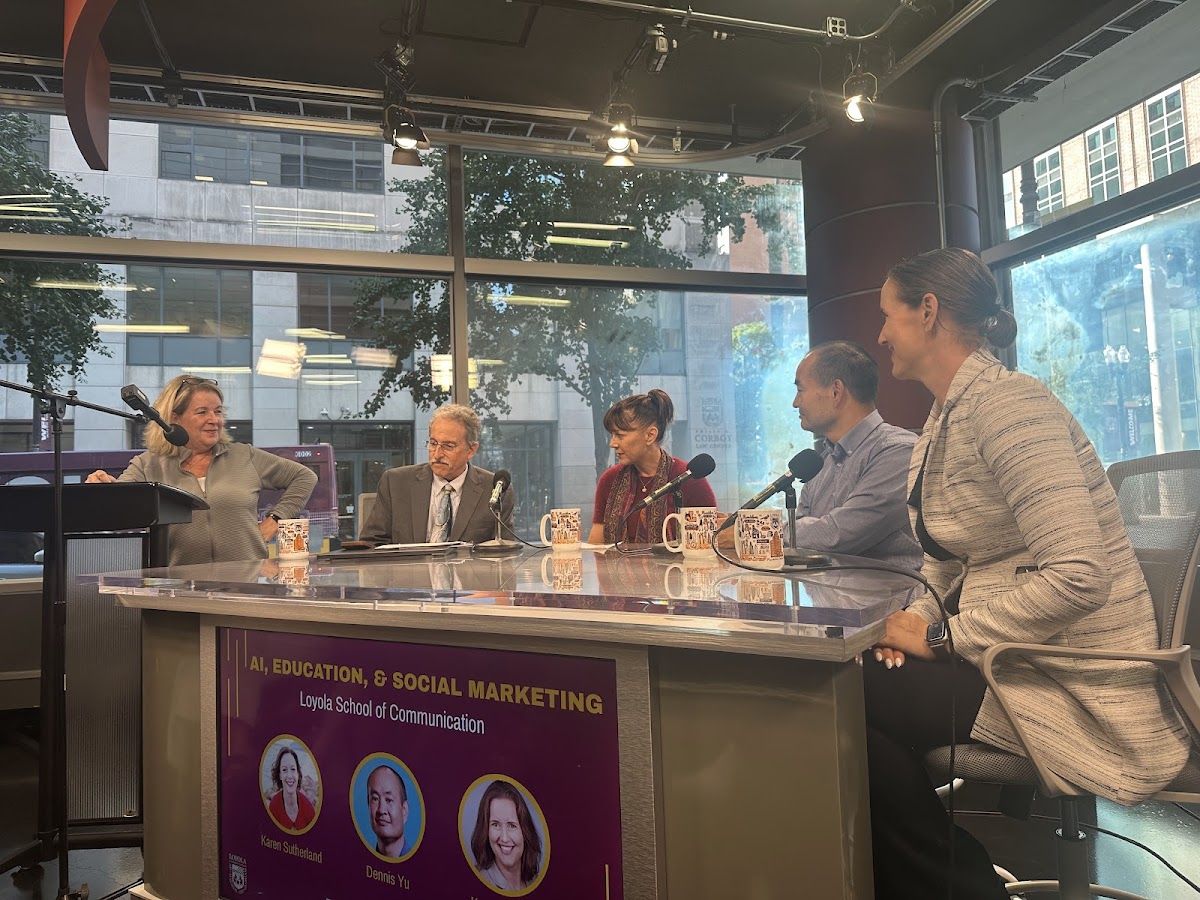 Dennis Yu with Karen Freberg