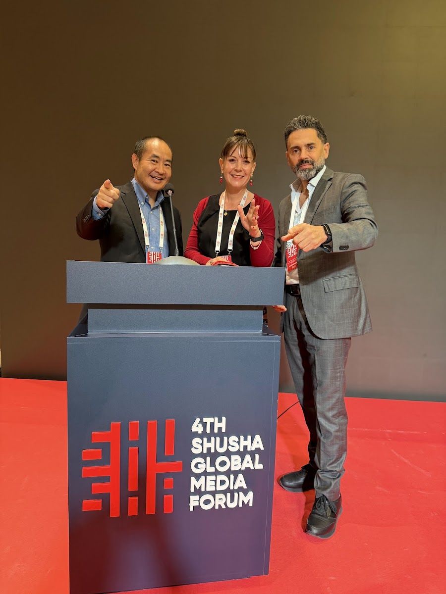 Dennis Yu with Karen Sutherland