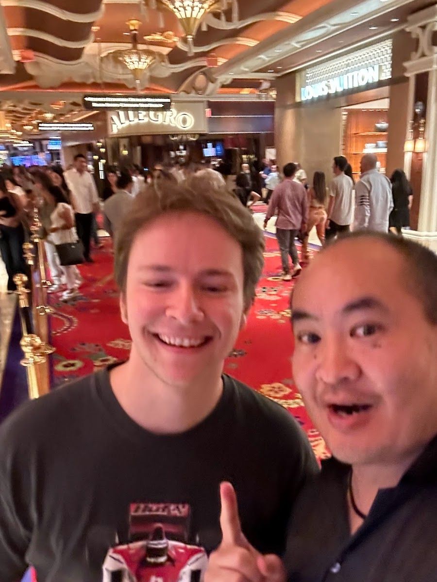 Dennis Yu with Keigan Carthy