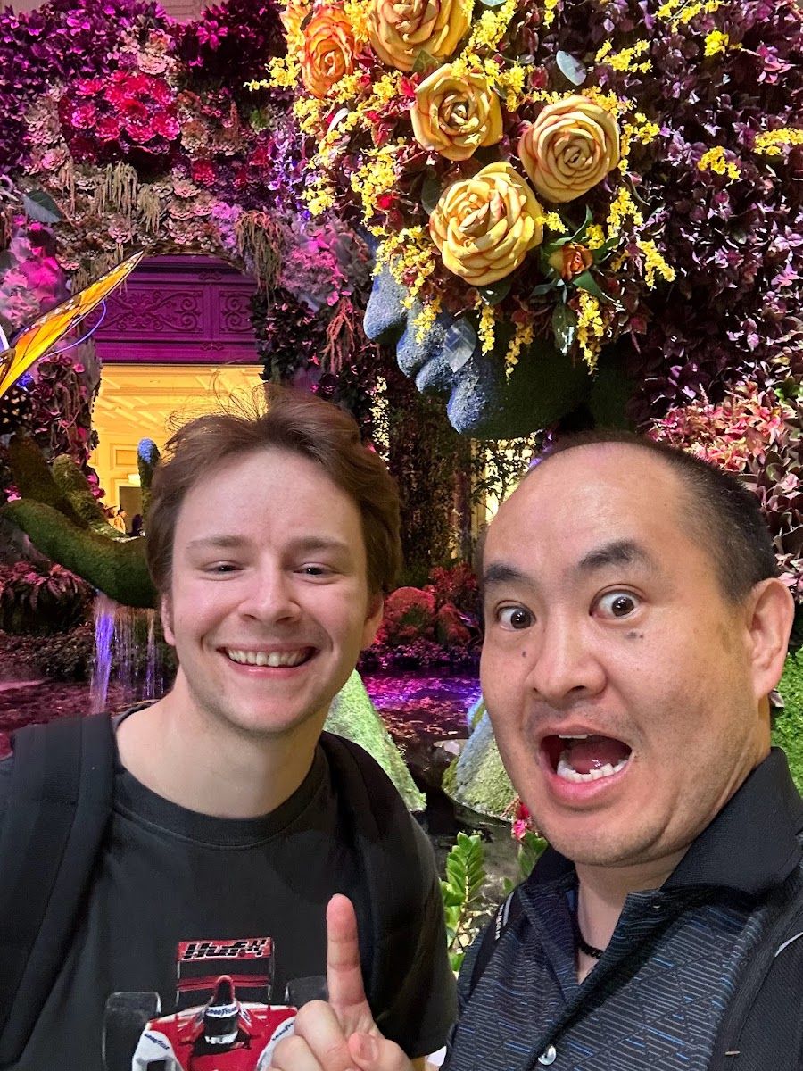 Dennis Yu with Keigan Carthy