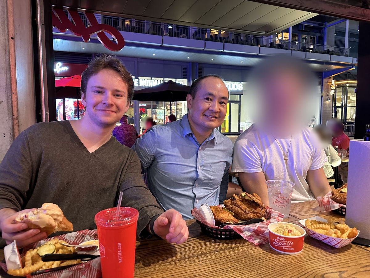 Dennis Yu with Keigan Carthy
