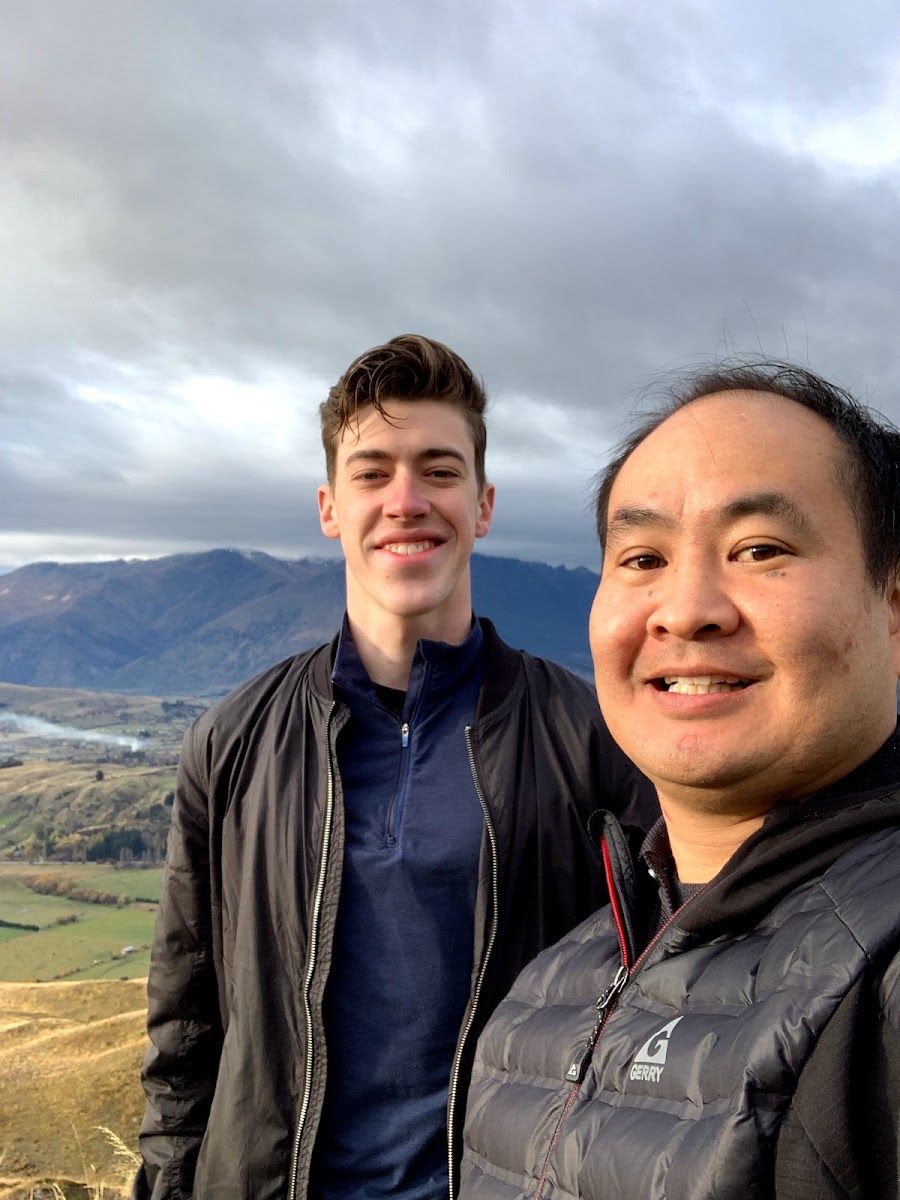 Dennis Yu with Kurtis Daems